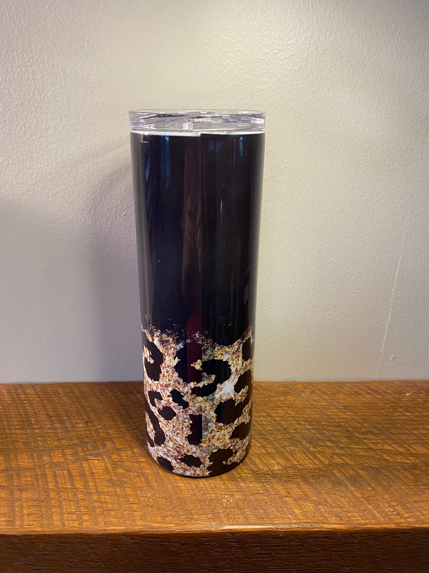 It’s Fine I’m Fine Everything’s Fine Leopard Print Tumbler