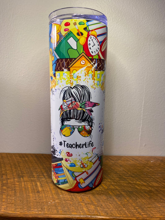 Teacher Life Tumbler