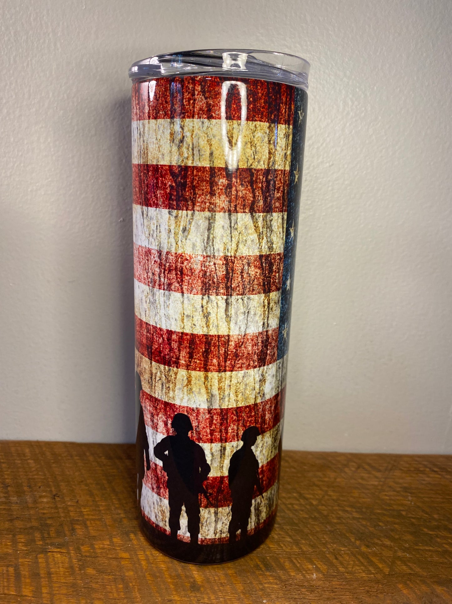 Military Flag Tumbler