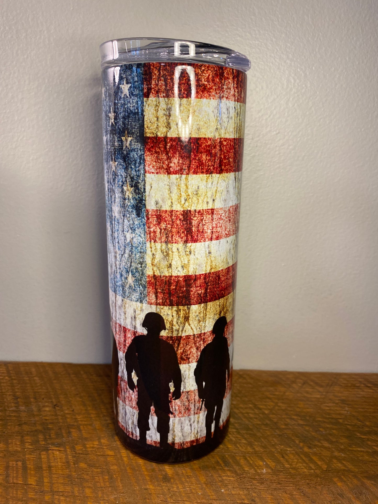 Military Flag Tumbler