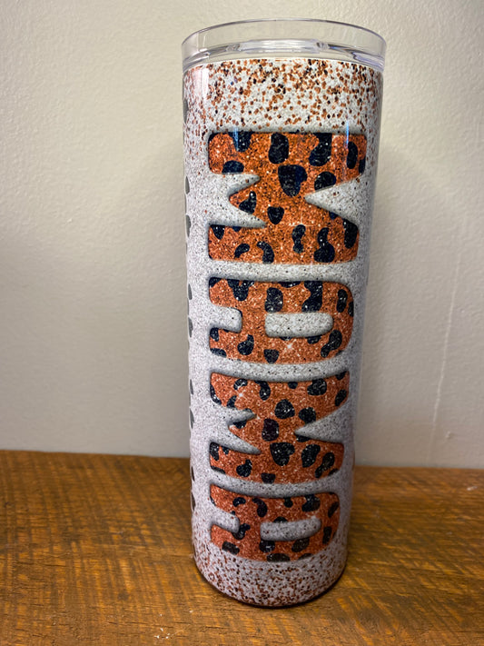 Mama Cheetah Print 20 oz Tumbler